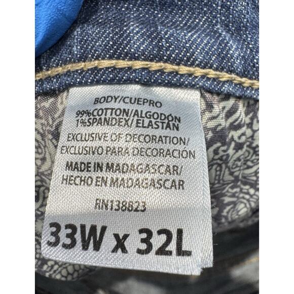 Cody James Western Relaxed Bootcut Men’s Size 33x32 Zip Fly Denim Jeans - Picture 10 of 12